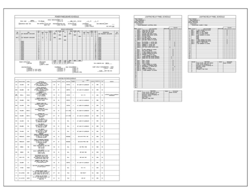 Electrical CAD Schedules Thumbnail